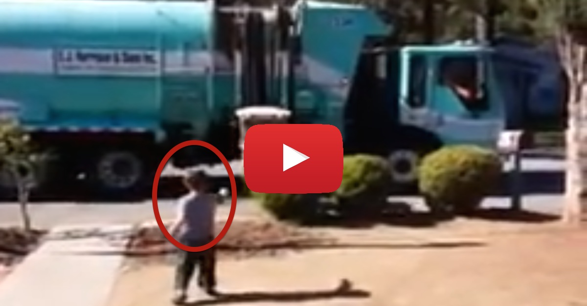 autism garbage truck video