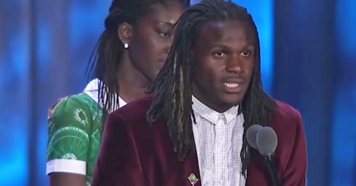 When NFL Player Jamaal Charles Said THIS At The Special Olympics, The Crowd  Was Speechless!