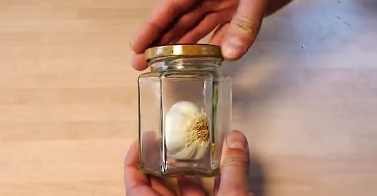 He Puts Garlic In A Jar. The Result? I Can't Wait To Use This In My