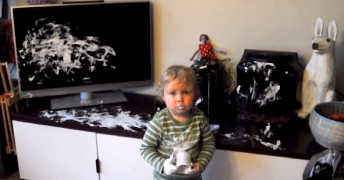 Dad Busts Son For Hilariously Destroying The House. Aren't Kids The ...