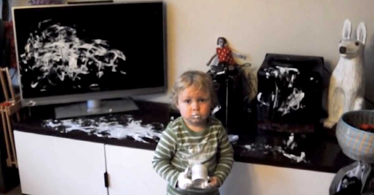 Dad Busts Son For Hilariously Destroying The House. Aren't Kids The ...