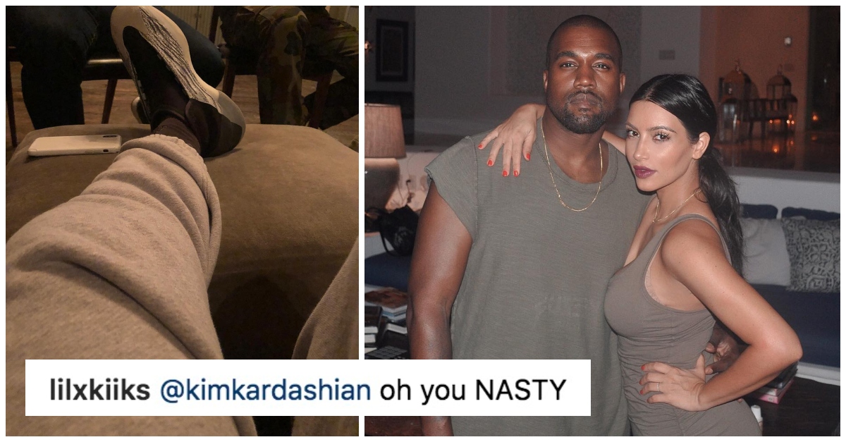 Celsius Fritagelse butiksindehaveren Kim Kardashian Leaves Raunchy Comment On Kanye's Instagram Pic |  LittleThings.com