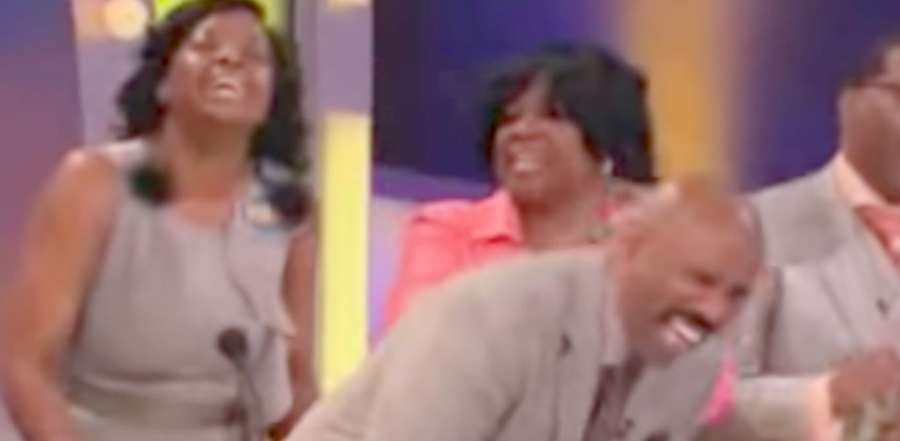 Steve Harvey Can't Understand 'Family Feud' Player's