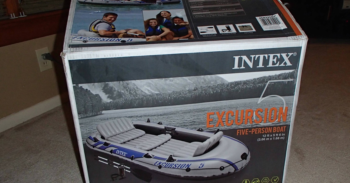 He Couldn't Afford A Boat, But What He Did To An Inflatable Raft