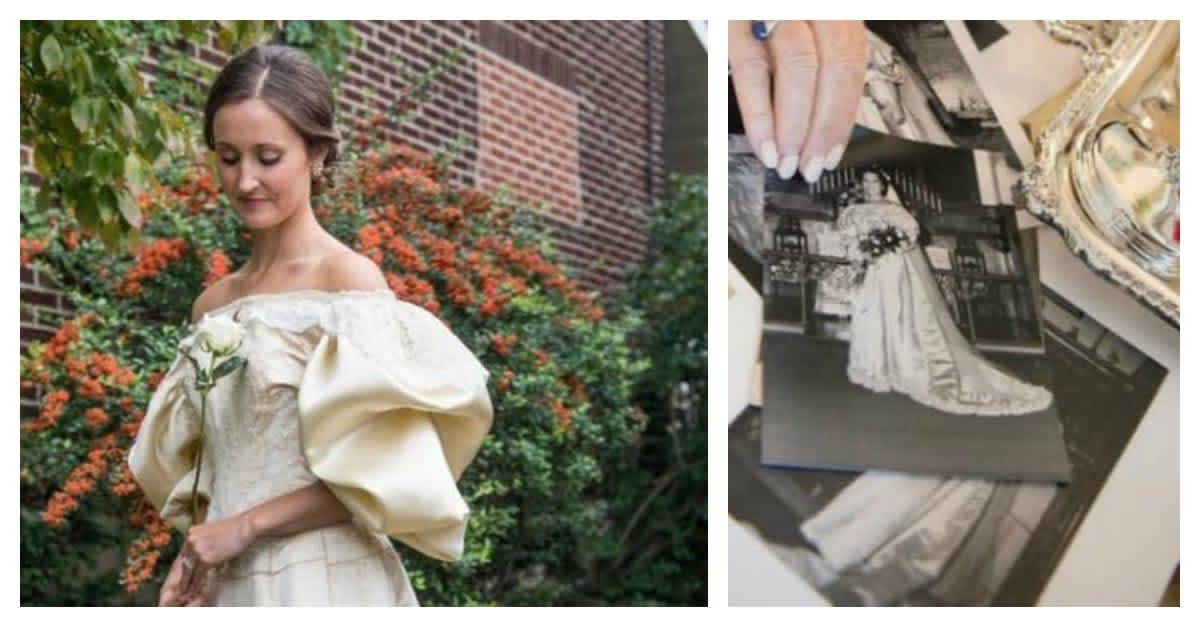How This Bride Restored Her 120-Year-Old Family Heirloom Wedding