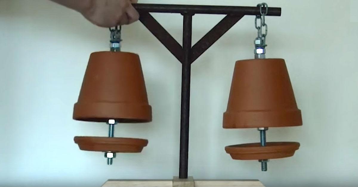 He Hangs 2 Flower Pots In His Living Room, But Look What He Places On The  Trays. GENIUS! | LittleThings.com