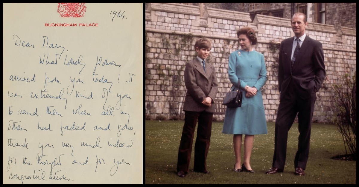 Queen Elizabeth Writes Midwife Letter in 1964
