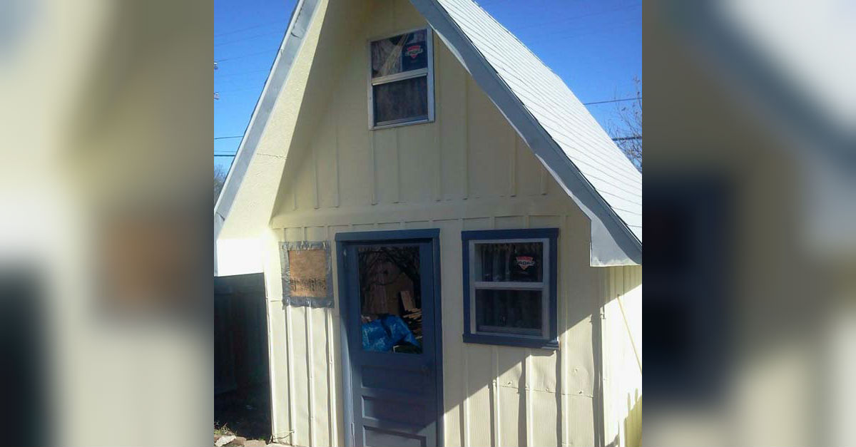 Grandma Gives Up Her Home And Transforms Tiny Shed Into Gorgeous 2 ...