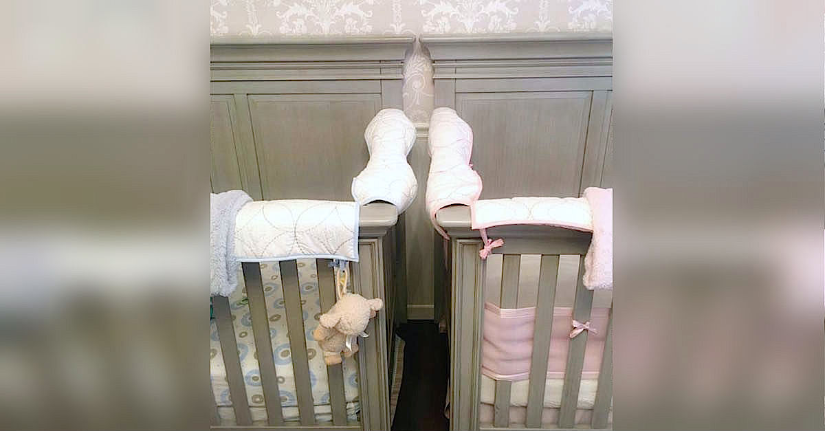 Mom Put Twins Down In Their Cribs, Then Sees Something That Will HAUNT