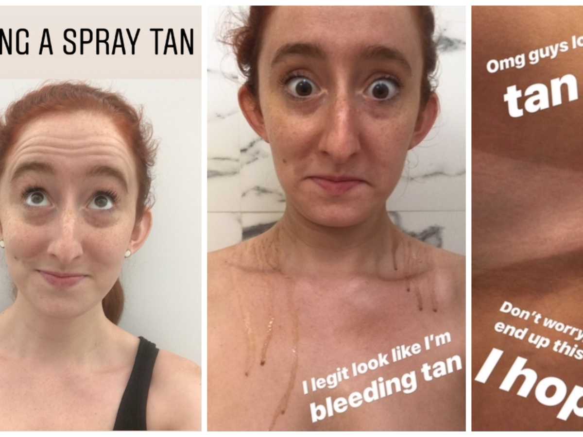 I Tried Getting A Spray Tan, And This Is What Happened To My Pale Skin |  Littlethings.com