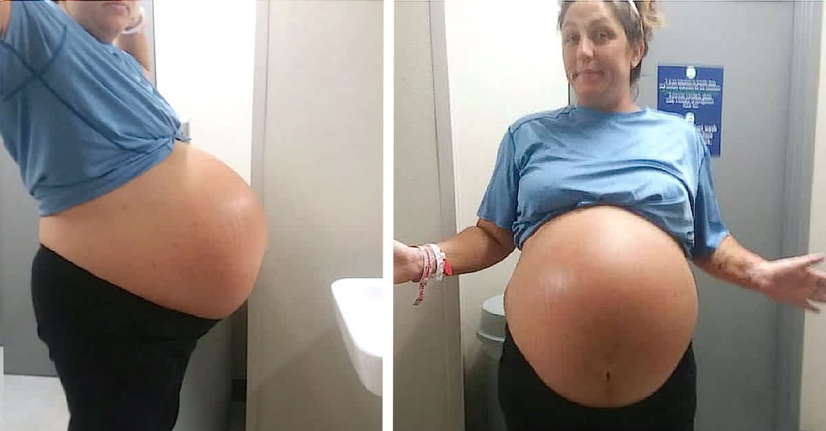 Pregnant Mom With Toddler Sized Belly Goes On To Deliver Biggest Baby Doctor Has Ever Seen Littlethings Com Pregnant Mom With Toddler Sized Belly Goes On To Deliver Biggest Baby Doctor Has Ever Seen Littlethings Com