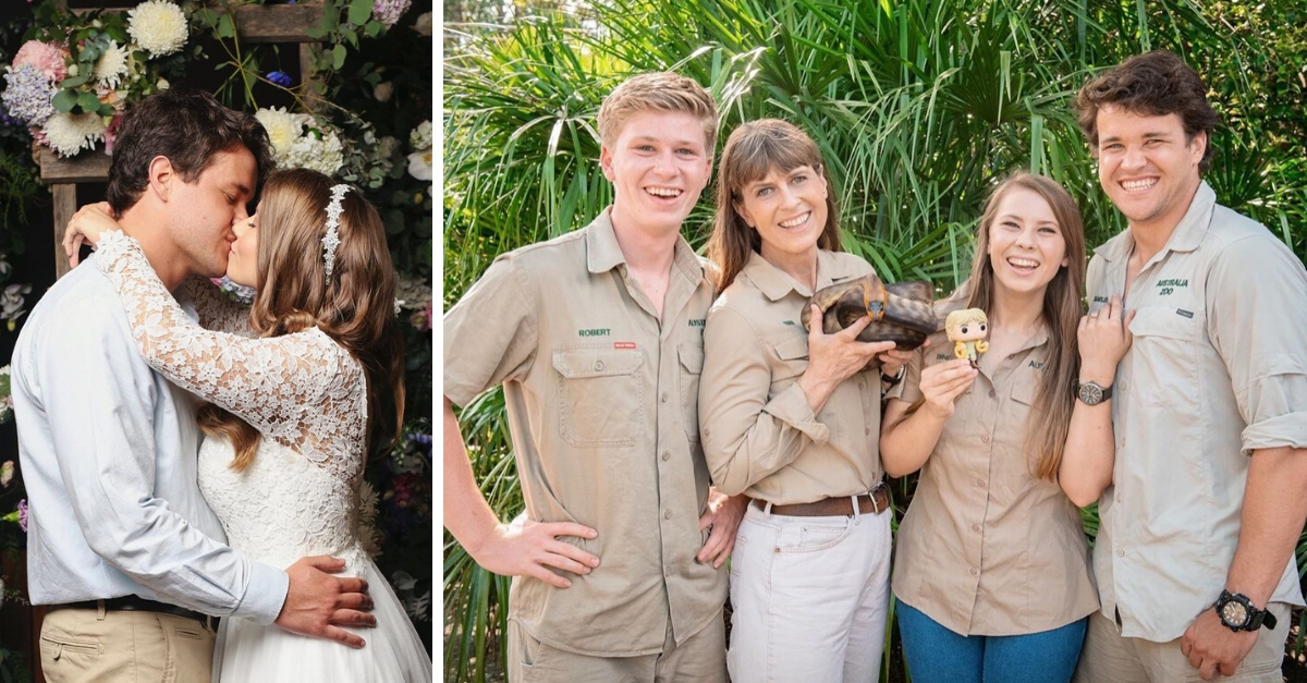 Bindi Irwin Modeled Her Own Dress After Her Mother s Wedding Gown