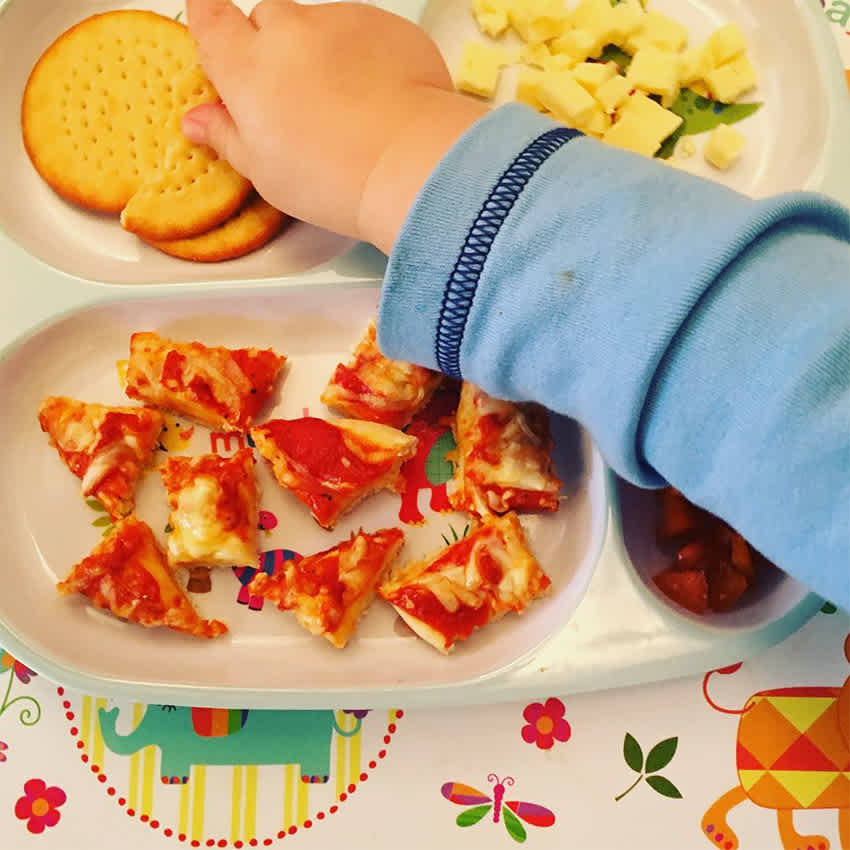 Pizza Toddler Lunch Idea