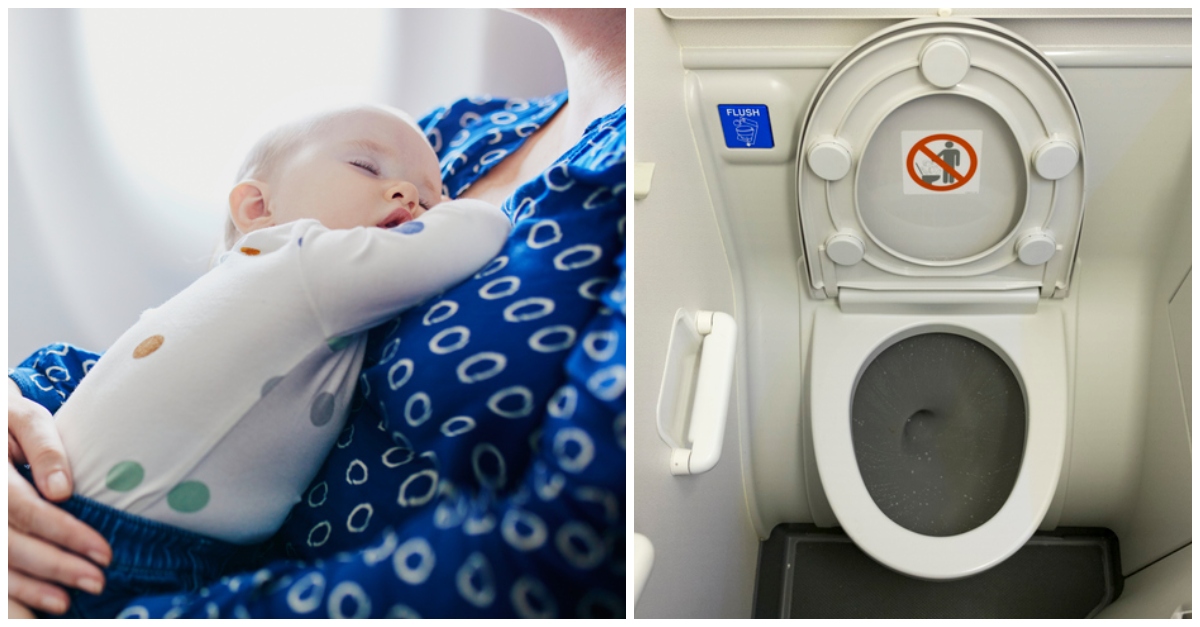 Air Canada Rep Tells Mom To Breastfeed Her Baby In Airplane Bathroom