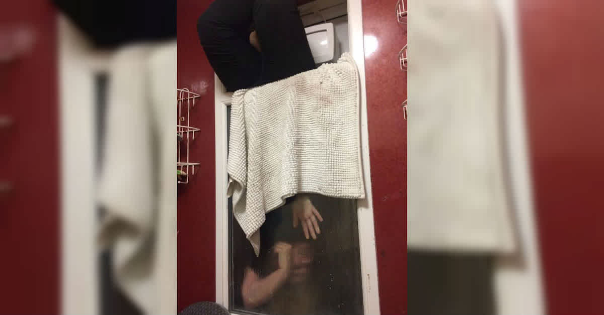 Poop On Window Date Throws Poop Out Window, Then Gets Stuck Inside | LittleThings.com