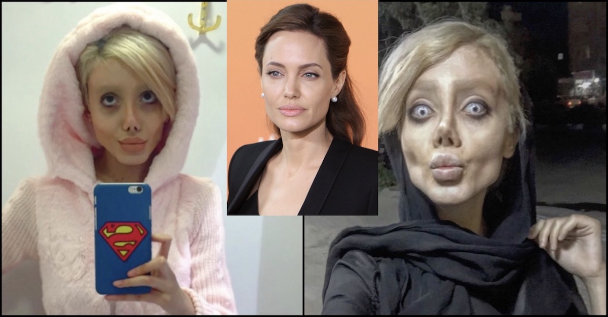 Angelina Jolie Fan Ends Up Looking More Like A Zombie Littlethings Com