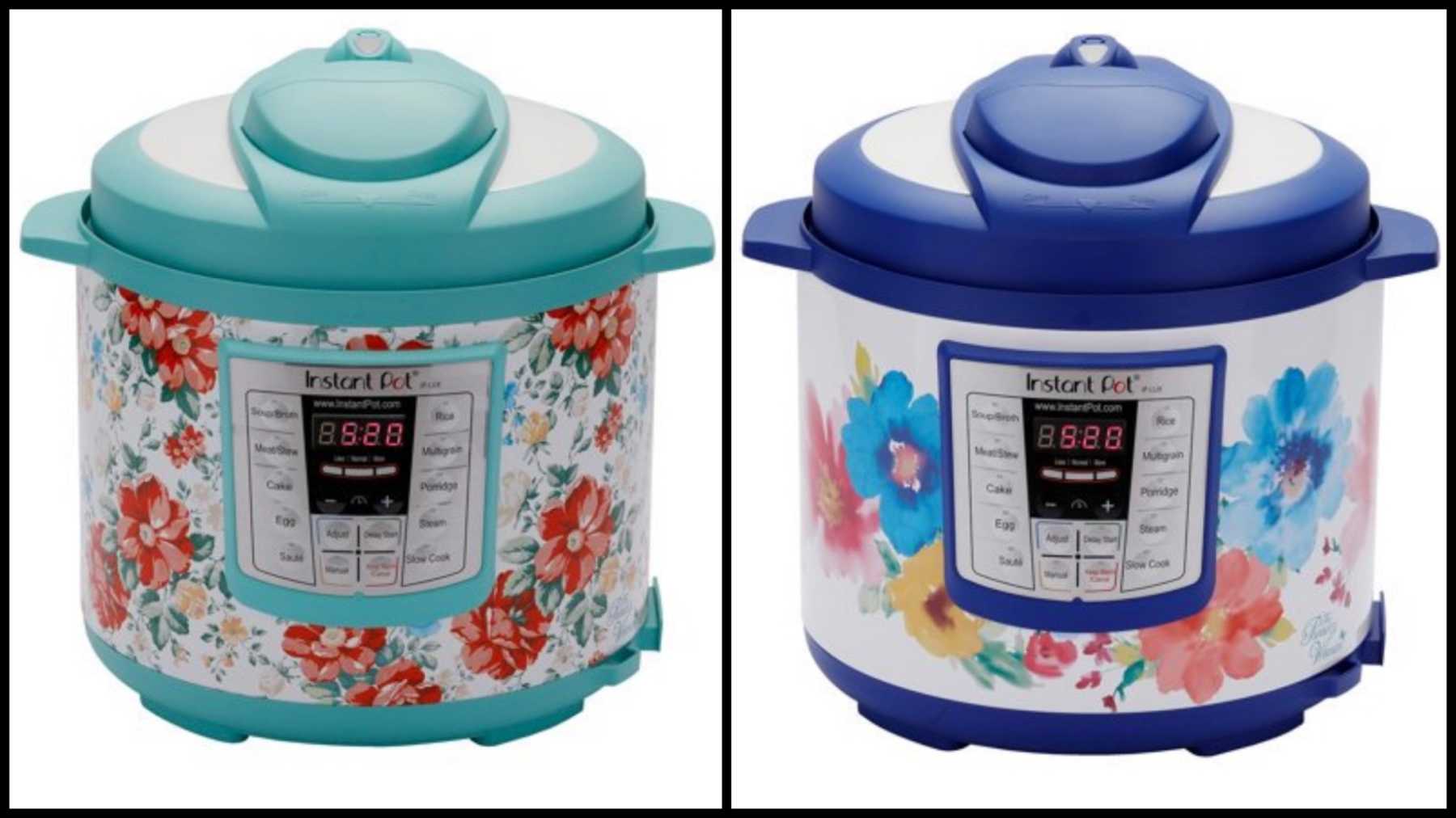 New Pioneer Woman Instant Pot LUX60 6 Qt Vintage Floral 6-in-1