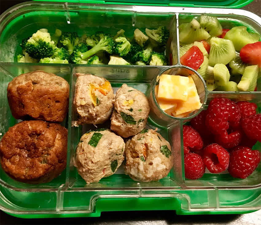 Turkey Meatball Toddler Lunch