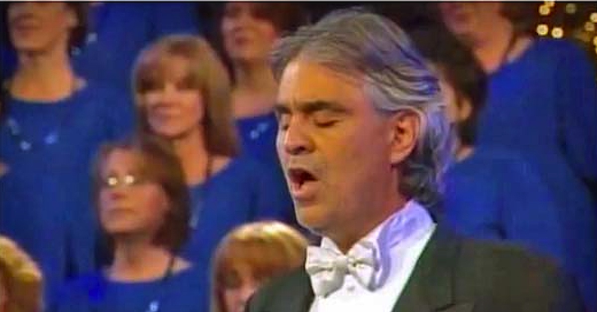Andrea Bocelli Sings 'The Lord's Prayer' Like You've NEVER Heard Before ...