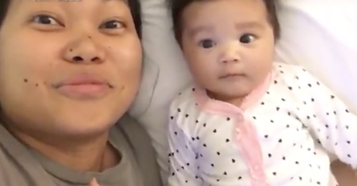 Mom Starts Filming Her 7-Week-Old Infant, But When She Says ‘‘Hi ...