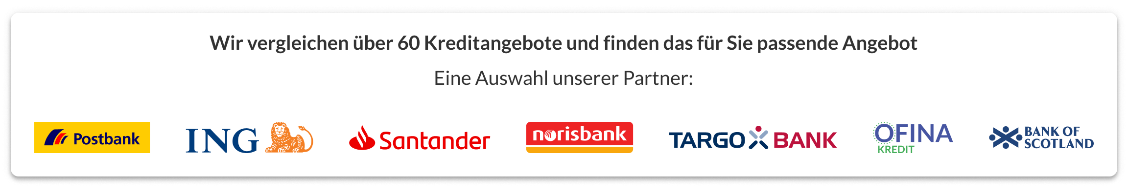 Partnerbanken Autokredit