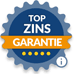 Top Zins Garantie bei FINANZCHECK.de