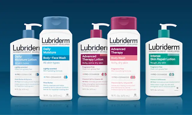 The Lubriderm® products line up you love, now with +Pro-Ceramide!