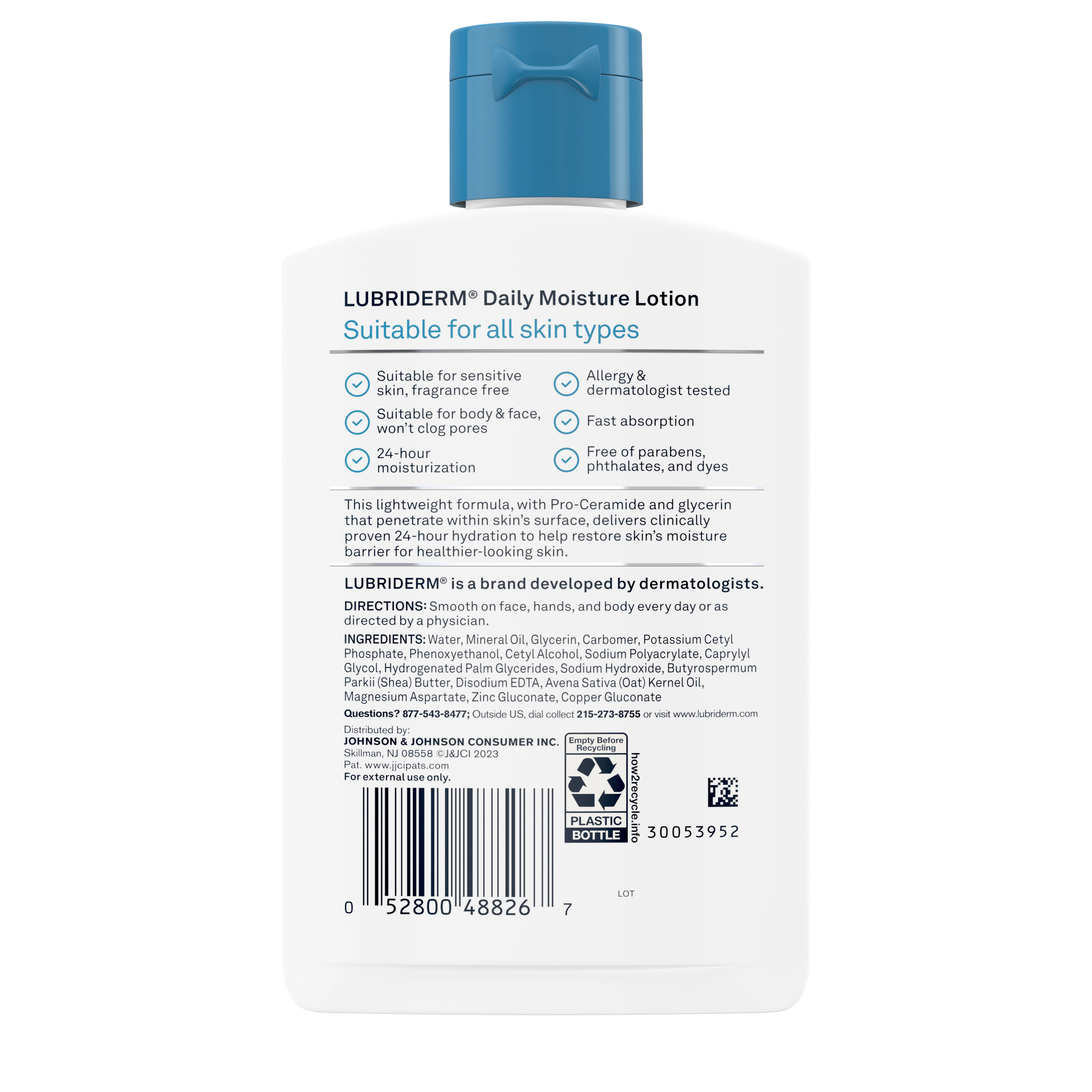 Daily Moisture Fragrance Free Lotion | Lubriderm®