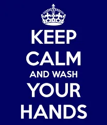Keep calm and Wash your hands Banner