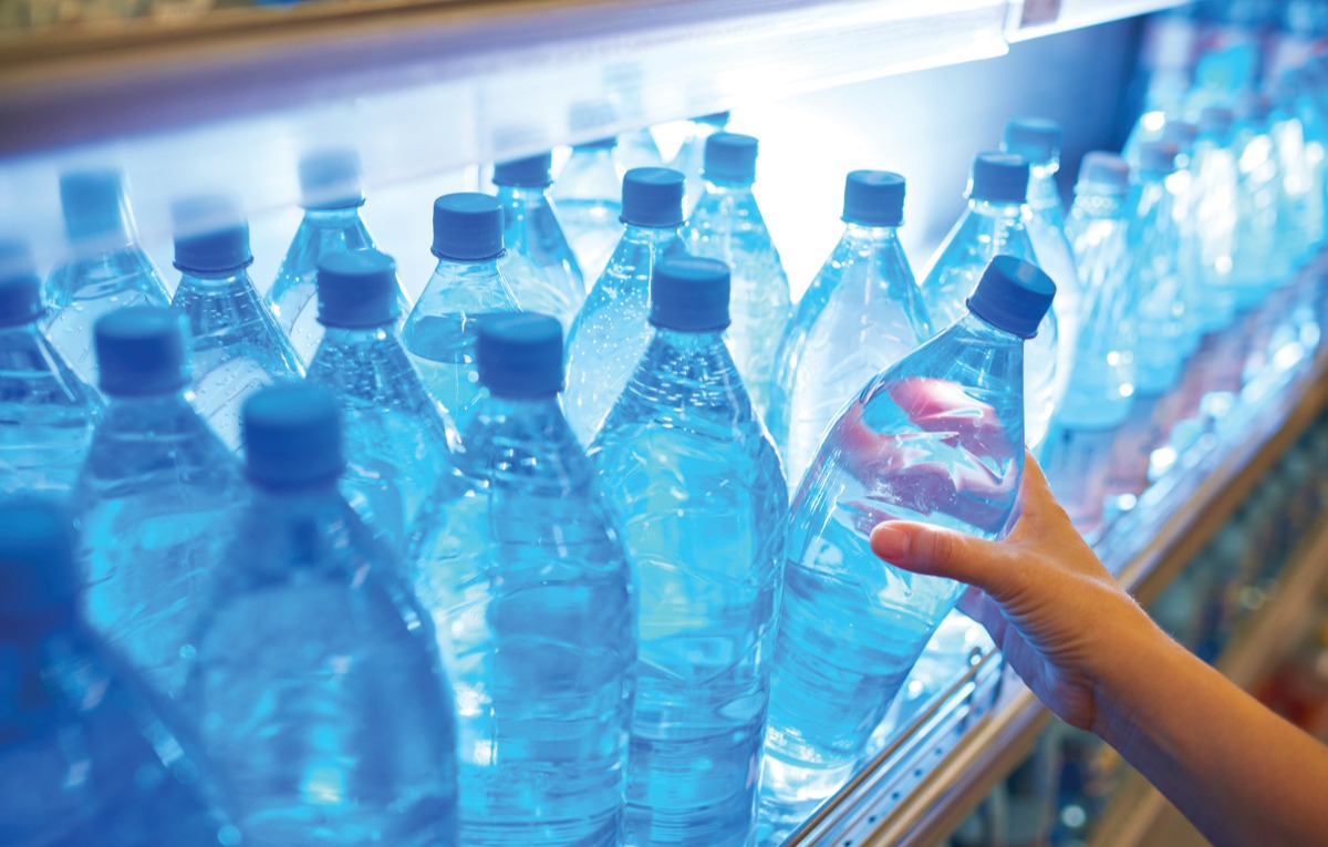 hand and pet bottles