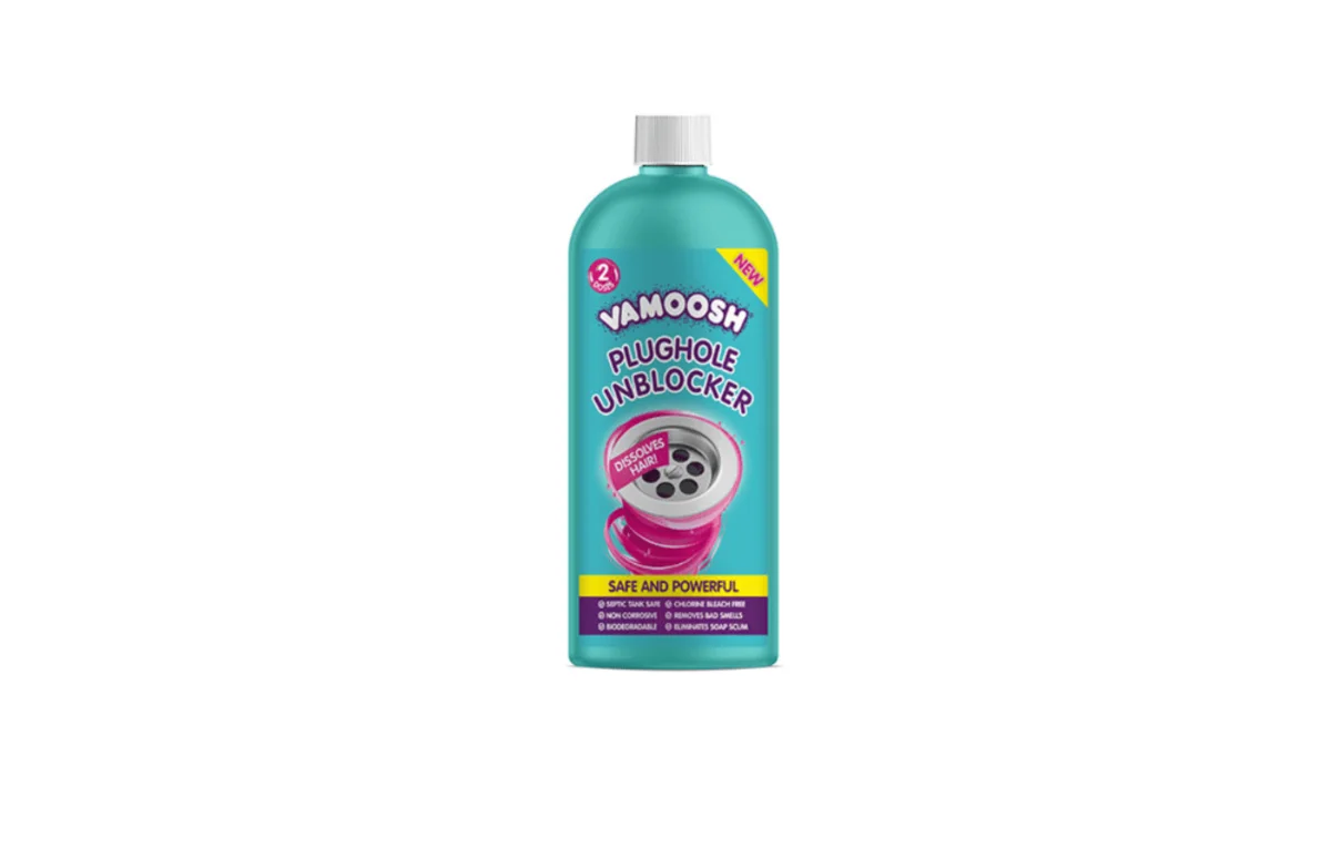 Vamoosh Plughole Unblocker bottle
