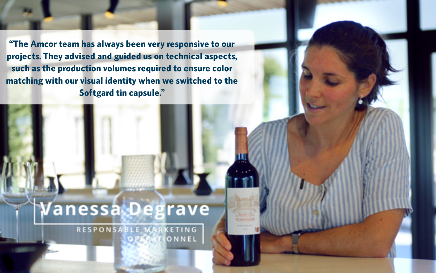 Amcor Pichon Baron customer feedback