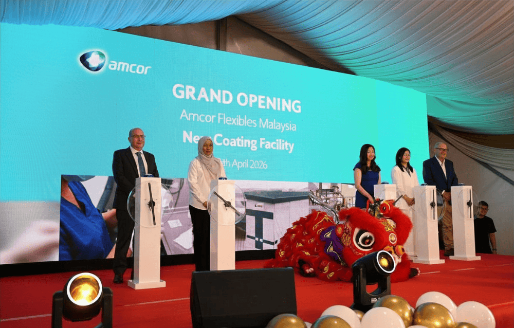 Amcor coating facility opening ceremony