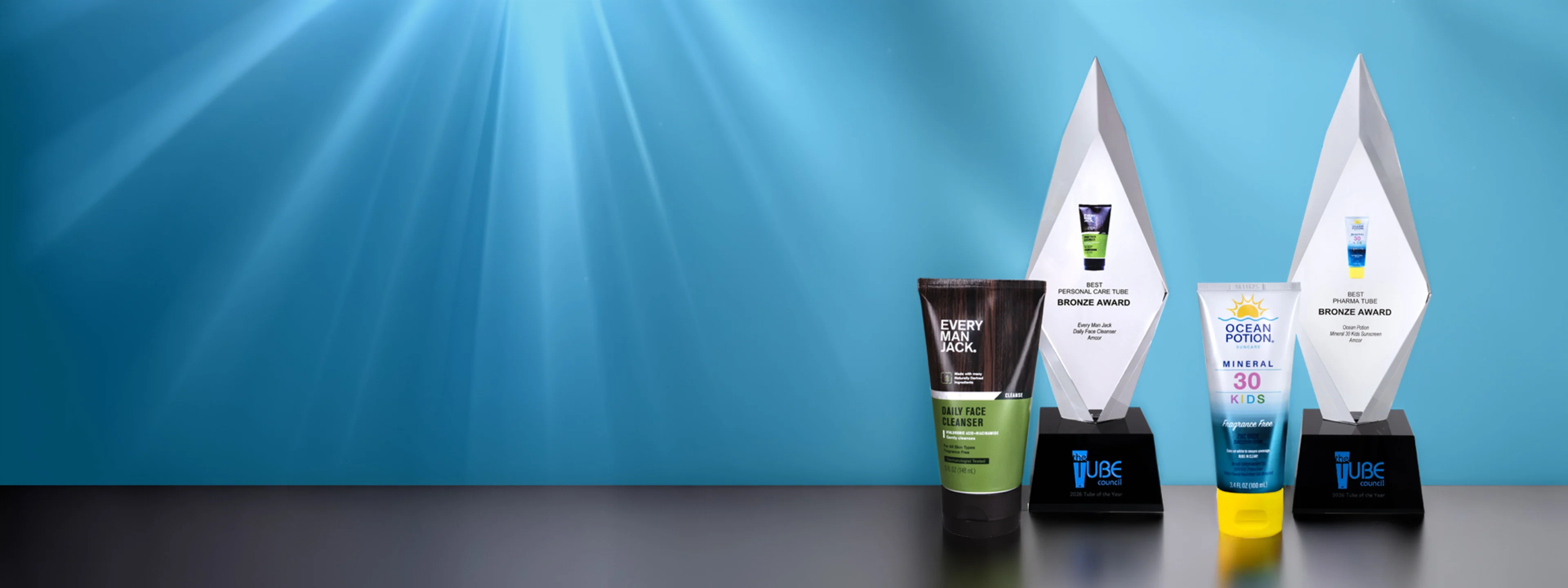 Award-winning packaging: Amcor recognized for work with Every Man Jack and Ocean Potion