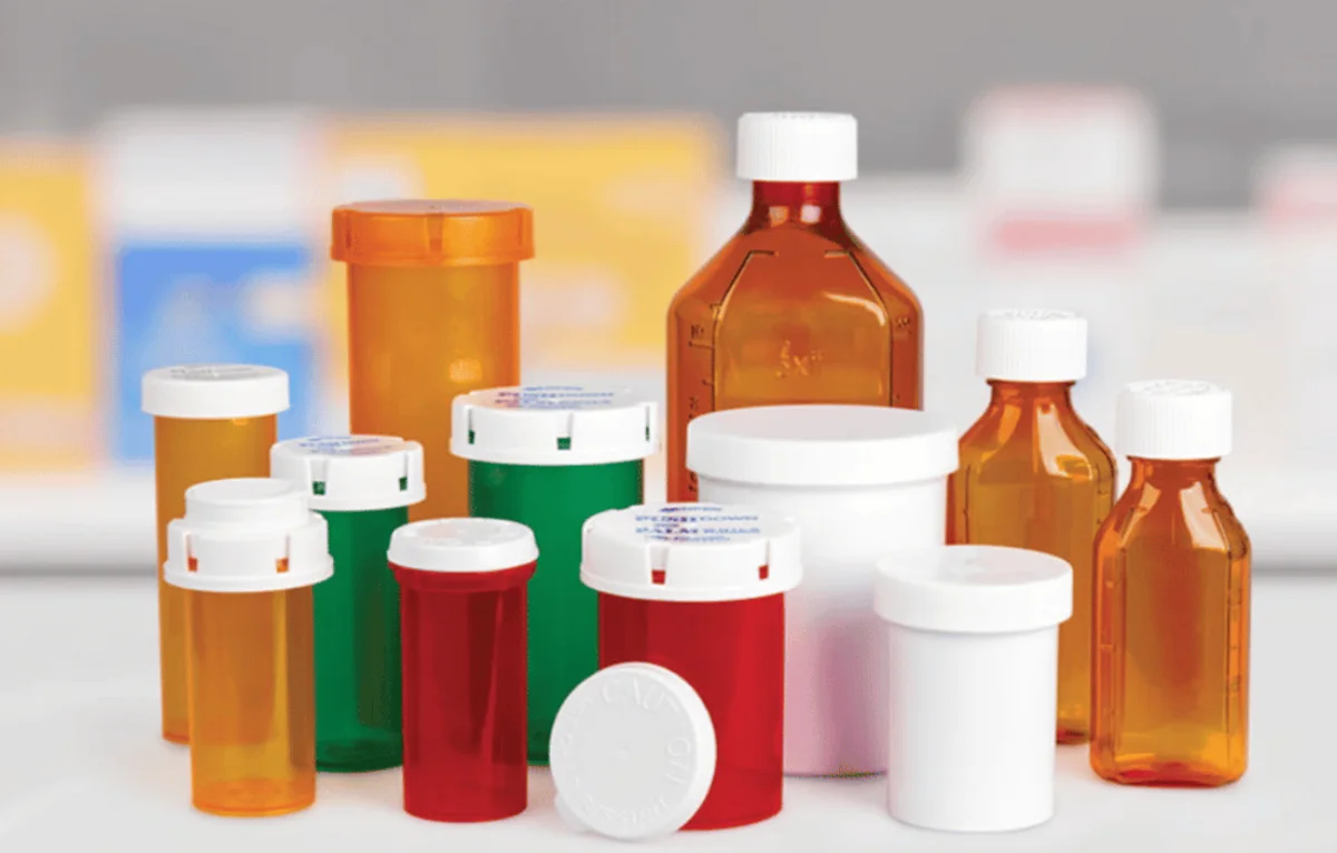 Prescription medication bottles