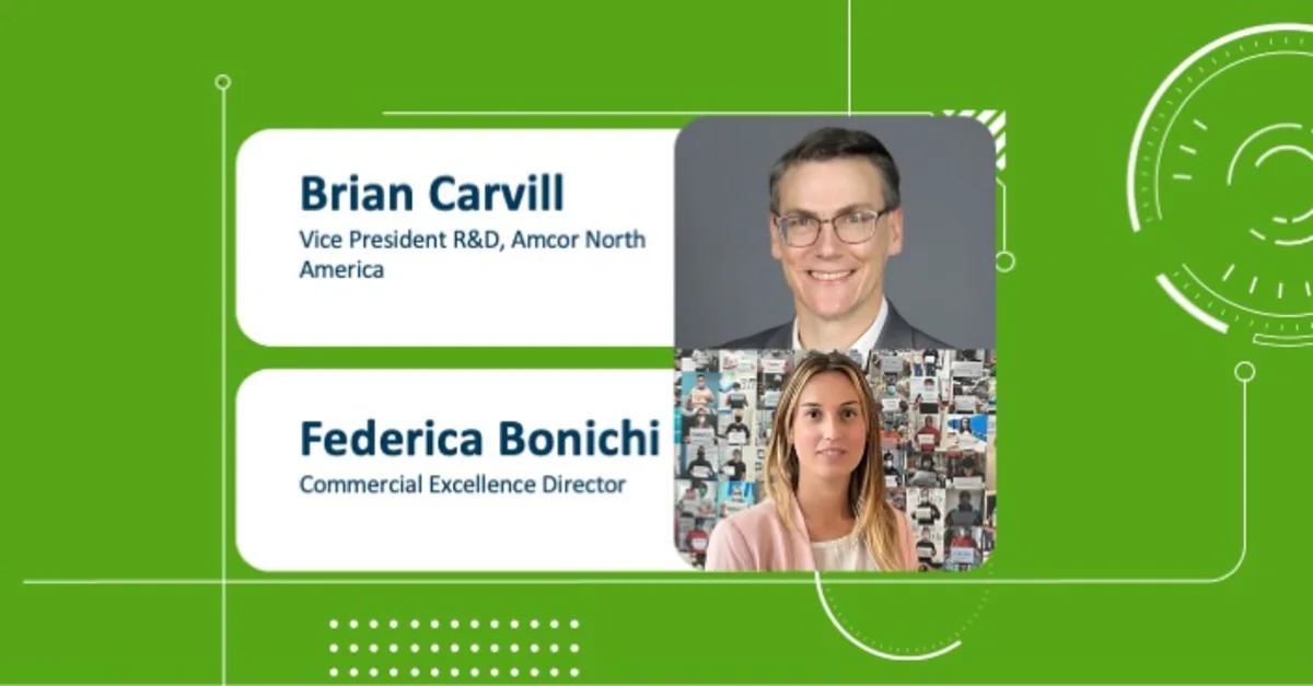 Brian Carvill and Federica Bonichi Amcor wq