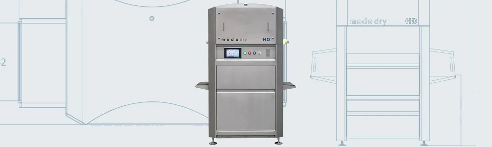 Moda Dry drying system for shrink packaging (Spec Sheet) | Amcor