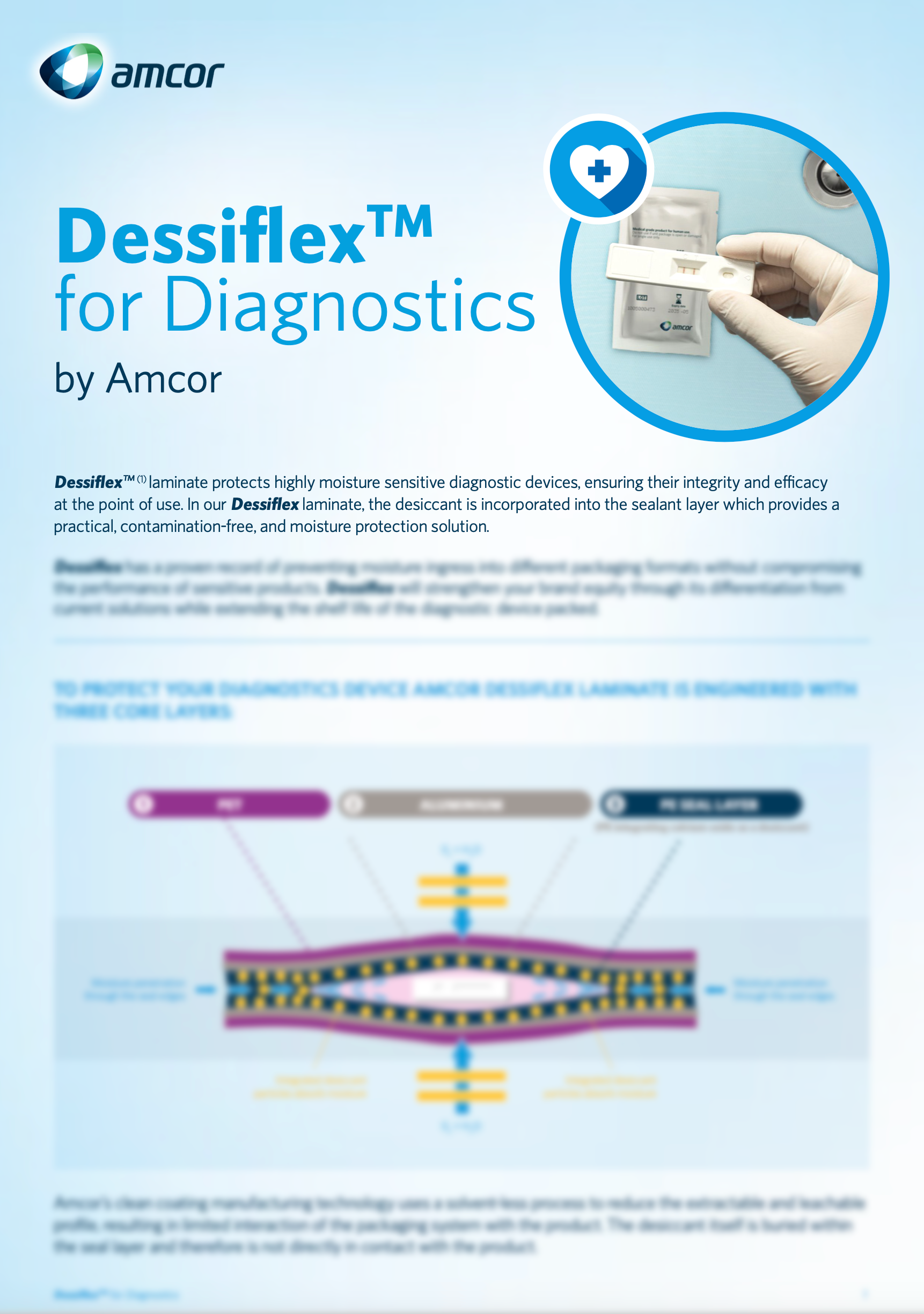 Packaging for diagnostics Dessiflex