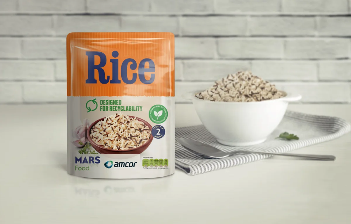 Mars more sustainable rice pouch