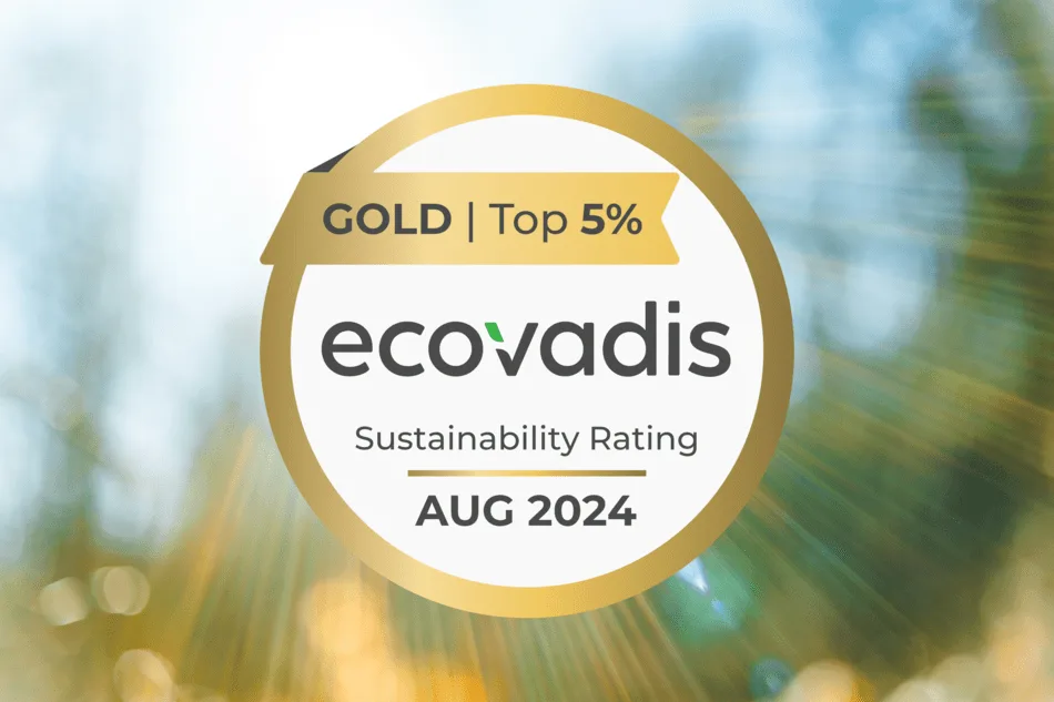 Amcor EcoVadis Gold Medal 