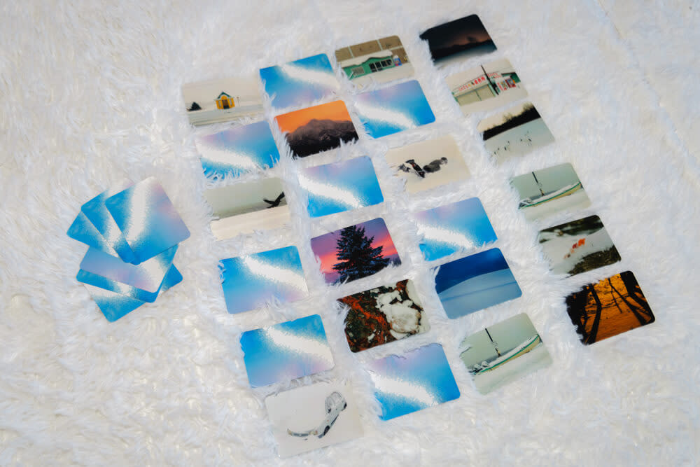 Snow Therapy memory card game
