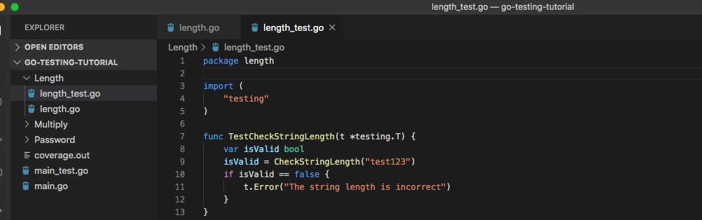 TDD test file