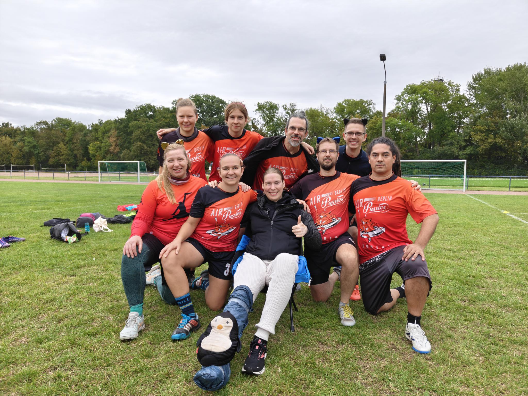 Teamfoto Hallunken-Geburtstagssause