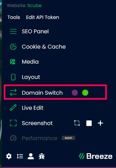 Domain Switch