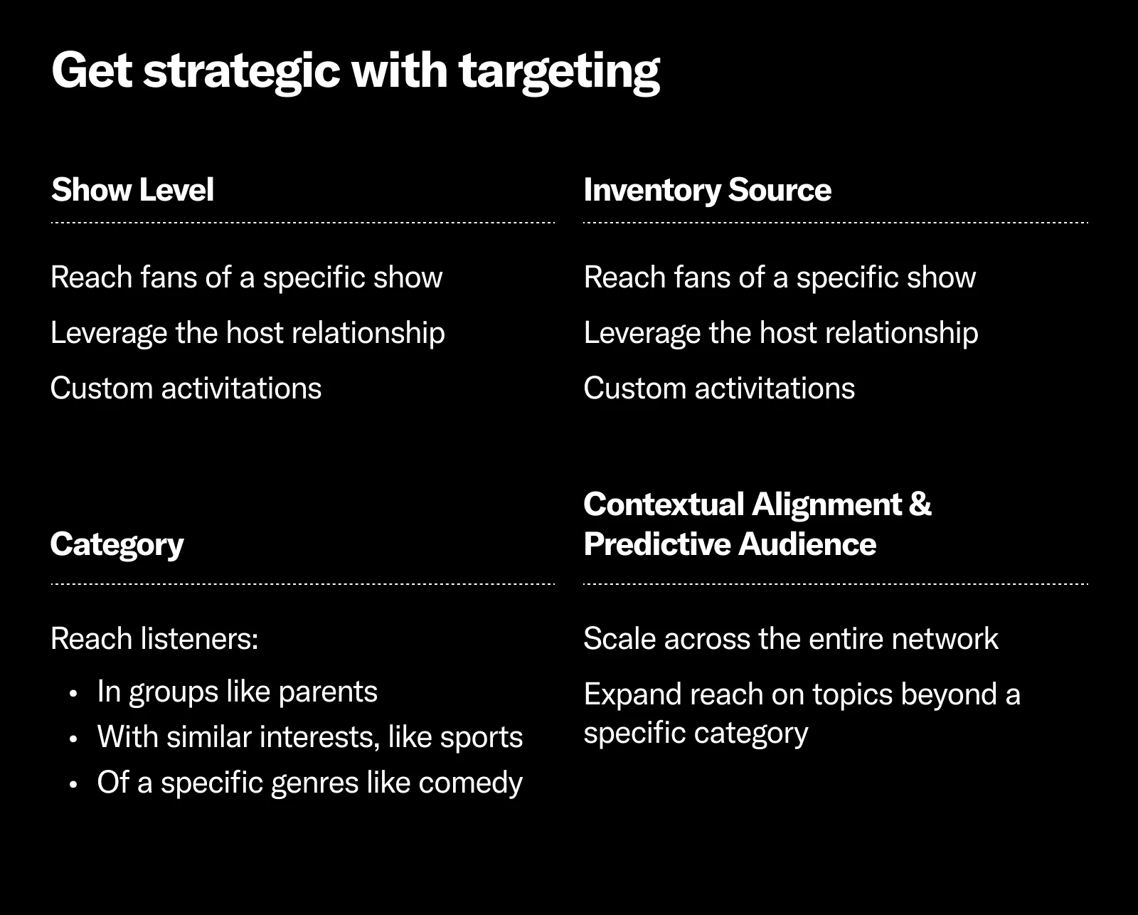 Big Podcast Energy with Strategic Targeting