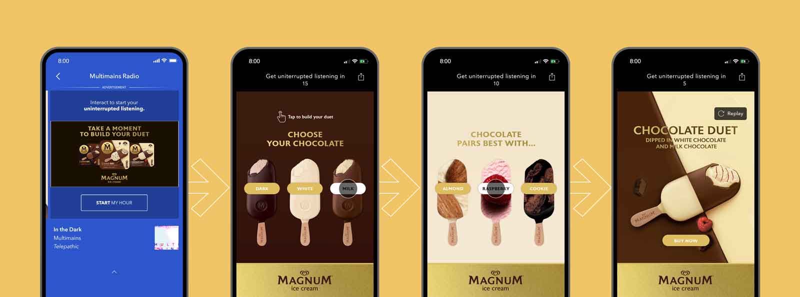 Magnum Gamified Ad