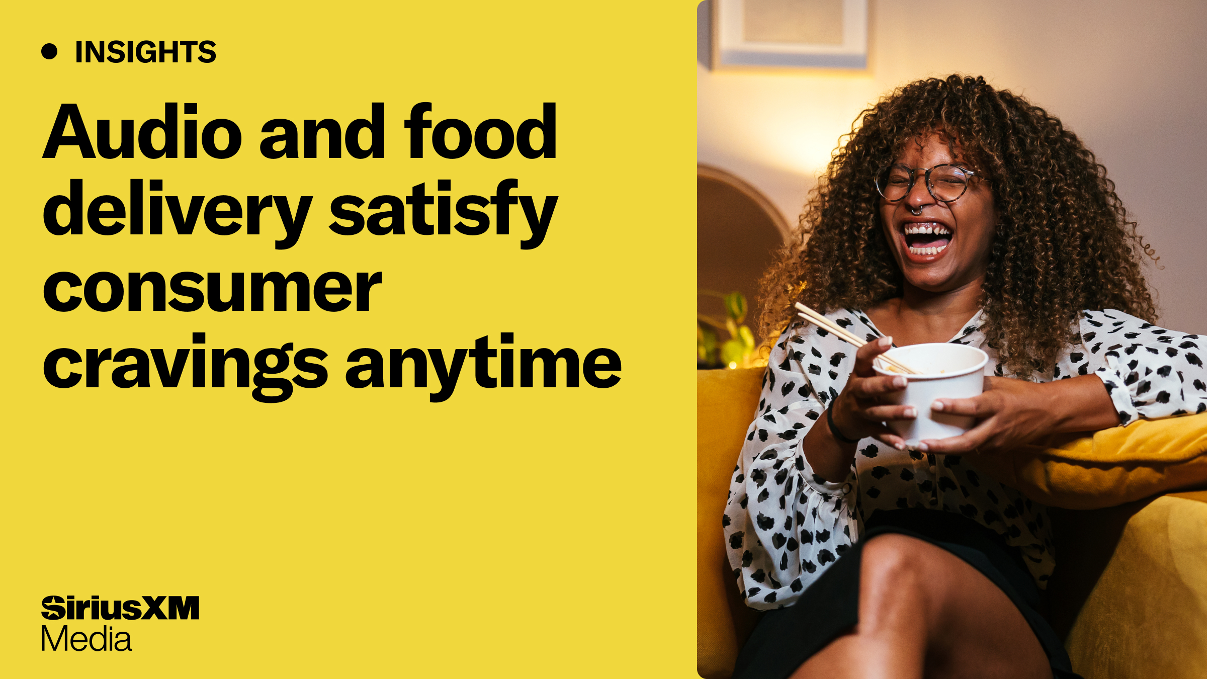 Audio and Food Delivery Satisfy Consumer Cravings Anytime