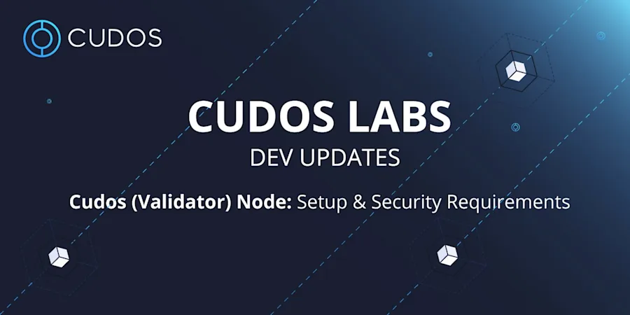 Cudos Labs: Validator Node Setup & Security Requirements