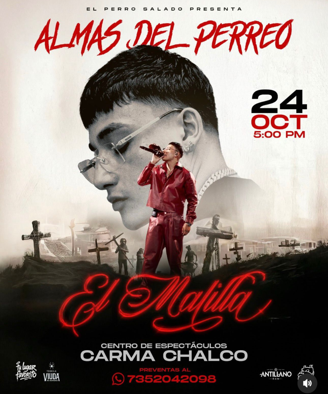Featured image of post Del Valle de Chalco para el mundo y de vuelta al barrio: El Malilla encabeza ALMAS DEL PERREO
