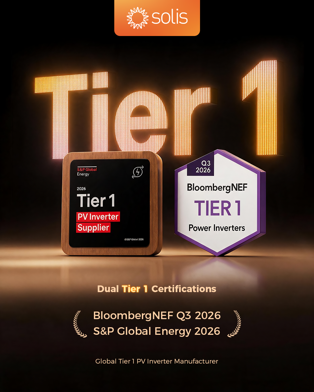 Featured image of post Solis obtiene el reconocimiento Tier 1 de S&P Global Energy y BloombergNEF